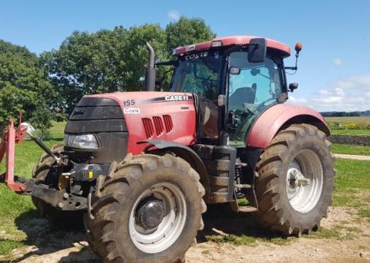 Tracteur agricole CASE-IH Puma 155 MC - 155CV - 4RM - Année 2010 - Réf 23268_0