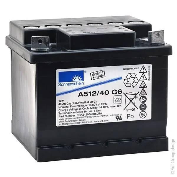 Batterie Gel dryfit A512/40 G6 12V 40Ah Sonnenschein_0