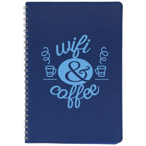 Bloc-notes Brinc A5 à couverture souple - spirale - 80 feuilles papier ligné 70g/m² - PVC_0