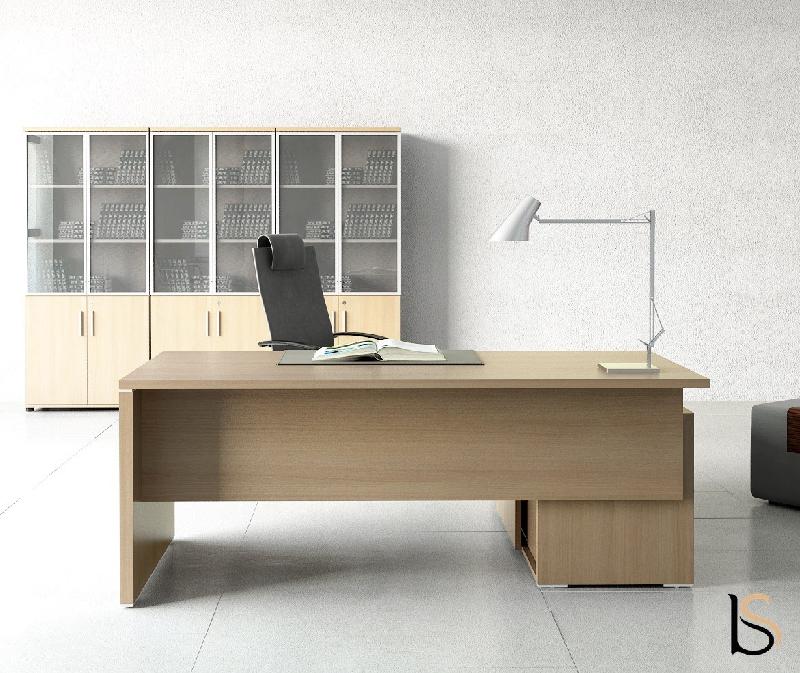 Bureau de direction Quando sur crédence - MDD - 160, Chêne Canadien_1