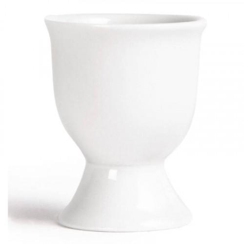 COQUETIERS EN PORCELAINE BLANCHE OLYMPIA - LOT DE 12