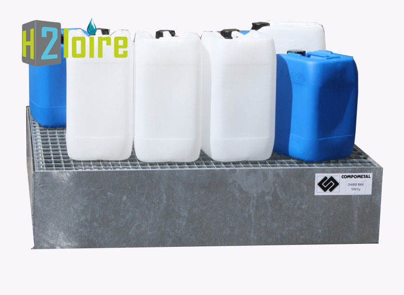 Cuvette de rétention acier volume 200 l_0