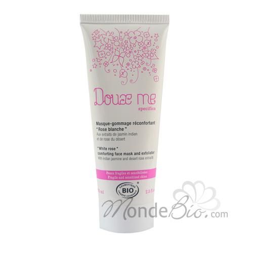 DOUX ME - MASQUE GOMMAGE RÉCONFORTANT ROSE BLANCHE 75ML