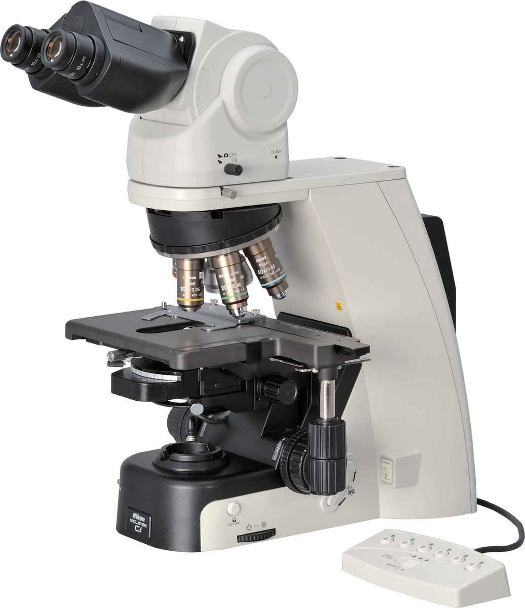 Eclipse ci : microscope droit de clinique et de laboratoire avec éclairage led_0
