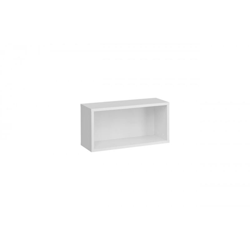 Étagère murale design BLOX 70cm blanc - Paris Prix - pratique et astucieuse_0