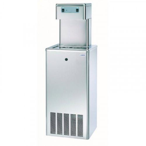 FONTAINE À EAU RÉFRIGÉRÉE RÉSEAU EN INOX SUR SOL NIAGARA COSMETAL - 120 L / H