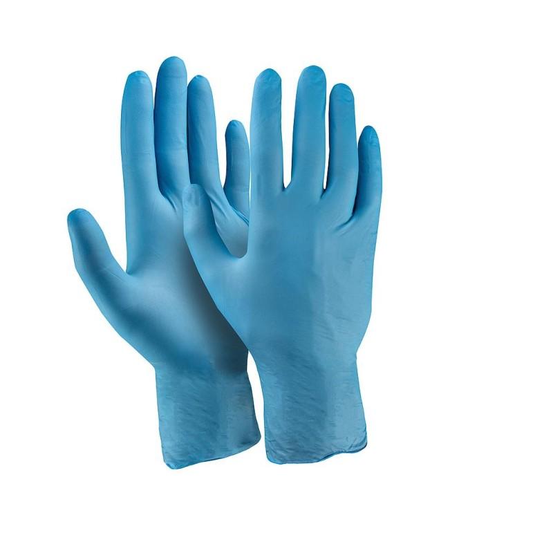 Gant nitrile bleu non poudre_0