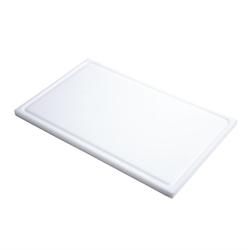 Gastro M Planche à découper avec rainure à jus GN1/1 blanc - plastique GN332_0