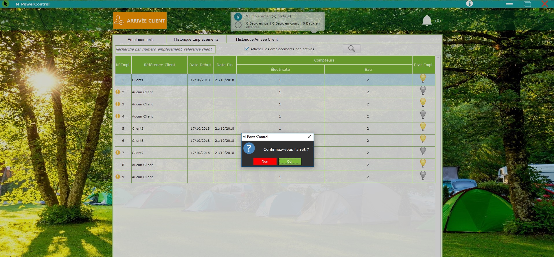 Gestion des bornes énergies à distance / M-Power Control - M-Innov_0
