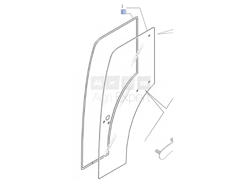 Joint de porte tracteur new-holland_0