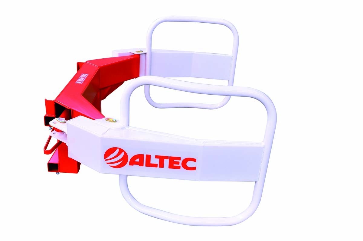 M10P160 - Pince balles enrubannées Altec - Capacité 1100 kg - Pour bottes rondes de diamètre 1,20 à 1,60 m_0