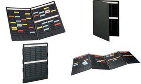 Nobo volet intérieur mini planning - portable pour fiches en T - indices 1,5 (45 mm) et 2 (60 mm)_0