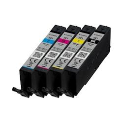 Pack de 4 cartouches d'encre authentique  Canon CLI581 Noir et couleurs  - programme SECOND - multicolore 3701352379154_0