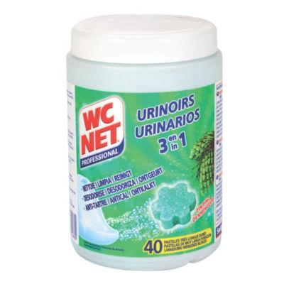 Pastilles urinoirs anti-tartre WC Net 3 en 1 parfum pin, boîte de 40_0