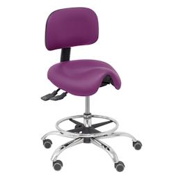 Piqueras y Crespo Taburete Zarza similpiel morado - violet multi-matériau T19ASSP760CRRP_0
