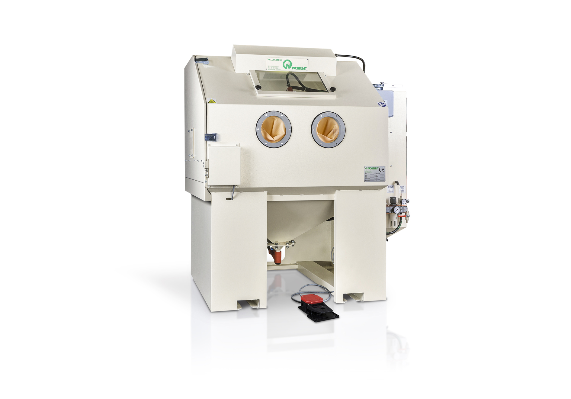 Sableuse SD12 - compacte, à dépression, avec filtration et récupération de grenaille_0