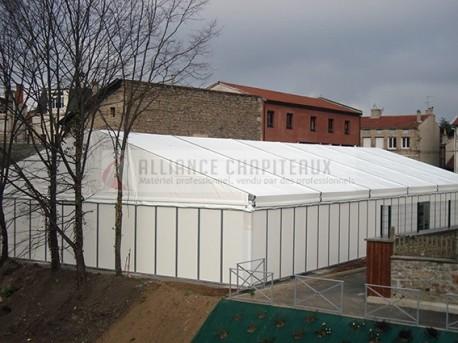 Tente de stockage fermée titan / structure fixe / couverture multi-éléments en polyester_0