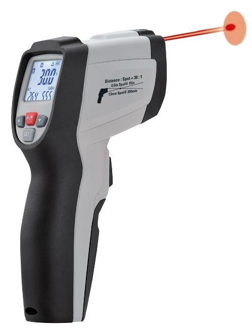 Thermomètre digital - infrarouge - laser simple / thermomètre / hygromètre / psychromètre #8873si_0