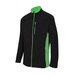 Veste polaire bicolore VELILLA noir|lime T.M Velilla - M polyester 8434455375970_0