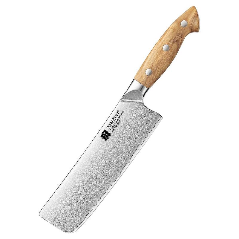 XinZuo - Nakiri – Série X02O Pin - 19 cm - fabriqué en acier composite à 3 plis - multicolore X02O-XC_0