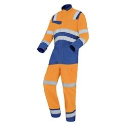 Cepovett - Combinaison 1 Fag Fluo Safe XP Orange / Bleu Taille L - L orange 3603624978433_0