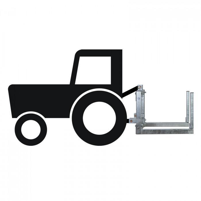 Châssis pour transport de bois / bûches - pour tracteur cat. 1_0