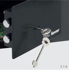 Coffre-fort de sécurité - S 1 K - Dimensions compactes 170x230x170 mm_1