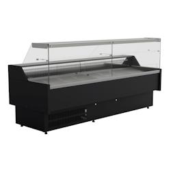 CombiSteel Vitrine réfrigérée Oscar 2584 x 815 x 1280 mm - noir inox CC1144_0