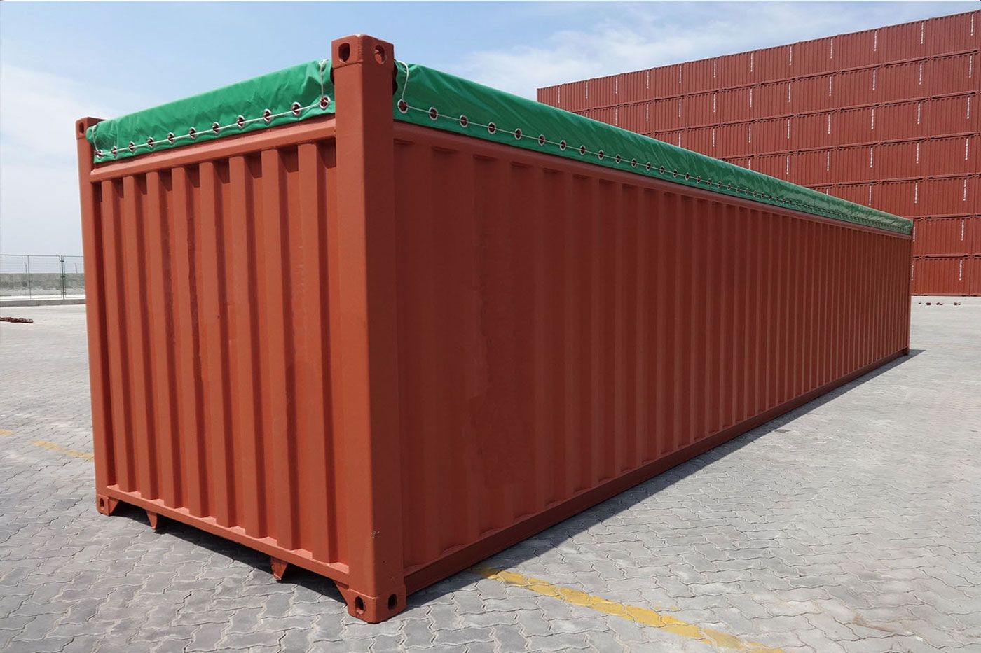 Container double porte