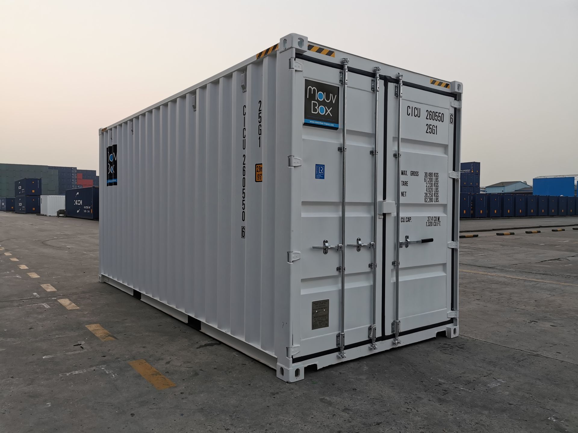 Container maritime pour le stockage de marchandises et le fret maritime - 20' high cube_0