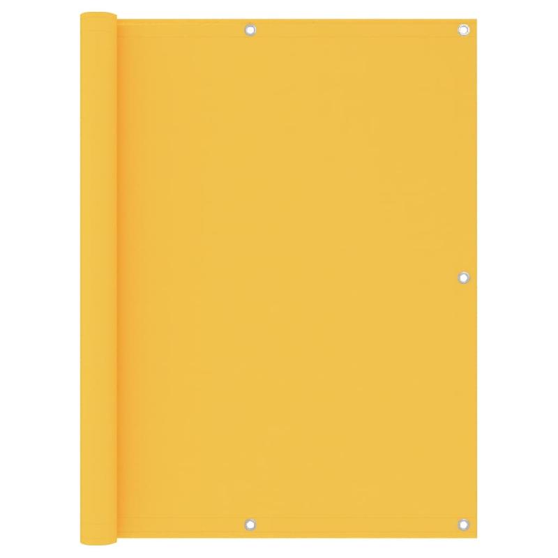 ÉCRAN DE BALCON 120 X 500 CM TISSU OXFORD JAUNE 02_0010188_0