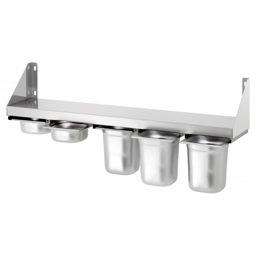 ETAGÈRE À ÉPICES EN INOX BARTSCHER - POUR 5 GN 1/6