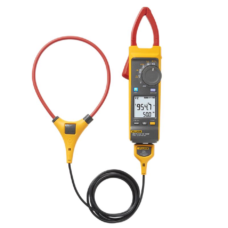 FLUKE-393FC/E - Pince multimètre 1500 V DC, TRMS 1000 V AC CAT III, 1000 A AC/DC avec sonde iFlex 2 500 A - Compatible Fluke Connect_0