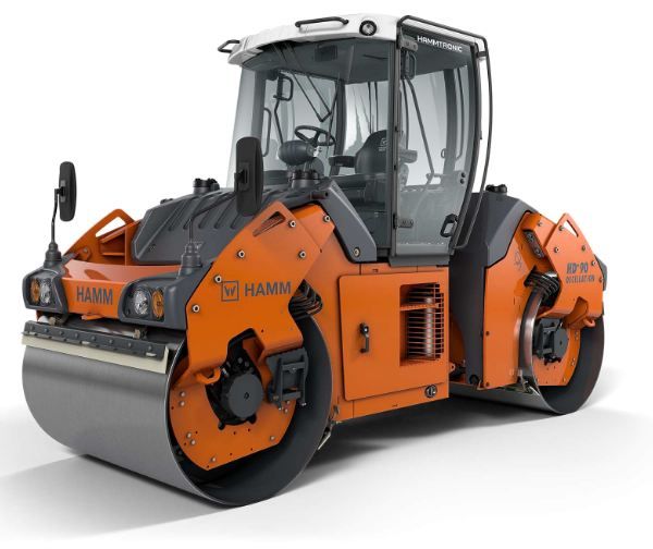 HD+ 90 VO - Rouleau compresseur tandem Hamm - Cylindres vibrant et oscillant - Poids 9680 kg_0