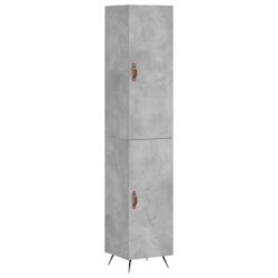 Helloshop26 - Buffet bahut commode armoire meuble de rangement organisateur cuisine salle de séjour salon haut 34,5 x 34 x 180 cm 02_0034318 - 300021_0