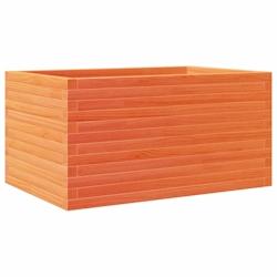 Helloshop26 - Jardinière bac lit surélevé plantes fleurs terrasse jardin cire 90 x 60 x 46 cm bois de pin massif marron 02_0038521 - 3000217715282_0