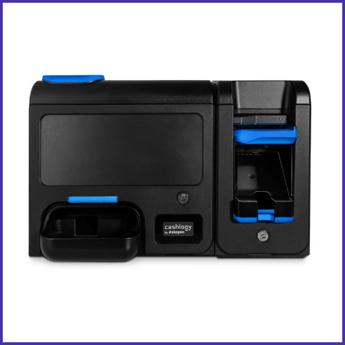 Monnayeur Automatique Cashlogy POS 2023 - Système d'encaissement et remboursement pour billets et pièces - Hygiène et Sécurité_0