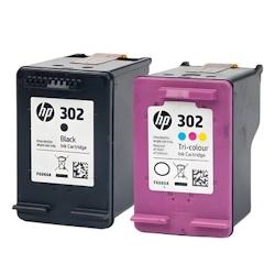 Pack de 2 cartouches d'encre authentiques HP 302 Noir et couleurs - programme SECOND - multicolore 3701352378058_0