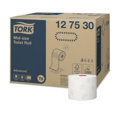 27 rouleaux papier toilette Tork Advanced Mid-size T6 2 épaisseurs_0