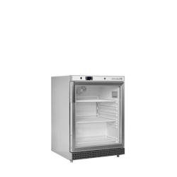 Réfrigérateur vitré SS430 | Tefcold - UR200SG longueur 600 mm - blanc 33850_0