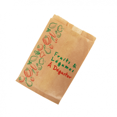 Sac papier kraft fruits et légumes 0,5 kg 14 + 9 x 21 cm_0