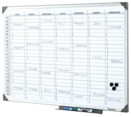 Tableau planning journalier magnétique - 35001_0