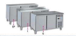 Tour réfrigéré 600x400 froid commutable statique/ventilé - TPSV 2P - Dimensions L1492xP800xH850 mm - Intérieur inox AISI 304_0