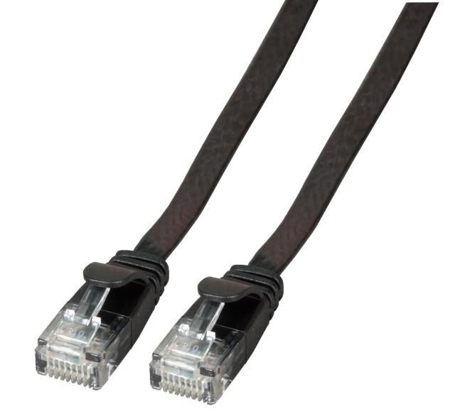 EFB Elektronik K8107SW.5 - Câble réseau Cat6a U/FTP (STP) - 5 m - Connecteurs RJ-45 mâle/mâle - Noir_0