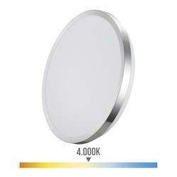 Applique Super Led 12W 1160Lm 4000K Ø26X5,8Cm Chrome Frame Edm - 8425998325669_0