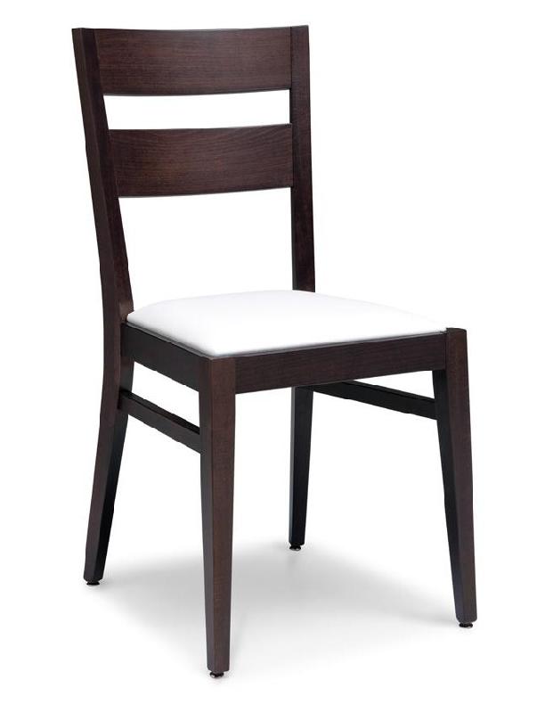 Chaise Flavia - châssis en bois et assise rembourrée_0