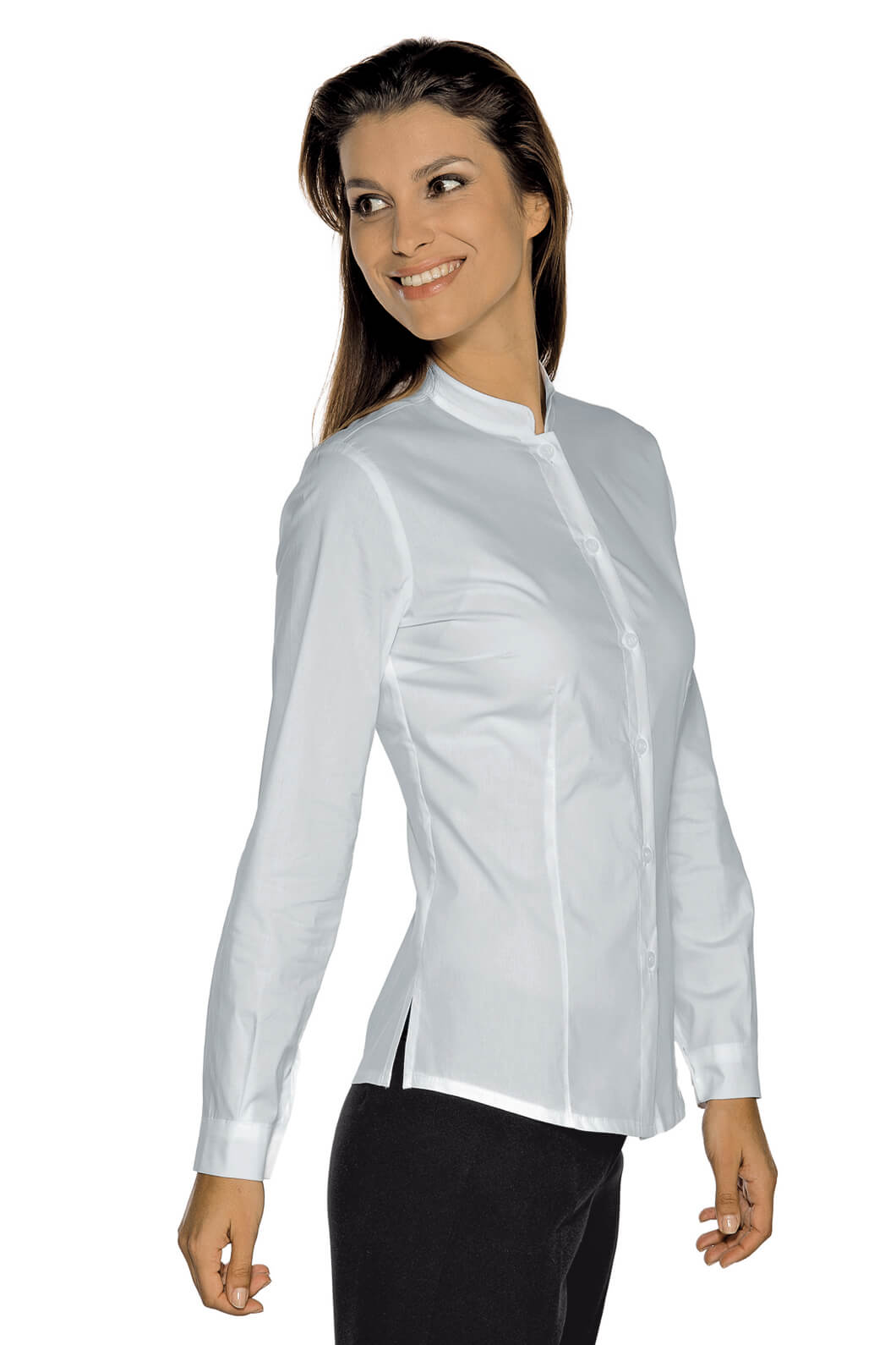 CHEMISE STRETCH COL MAO BLANCHE Comparer les prix de CHEMISE STRETCH COL MAO BLANCHE sur Hellopro