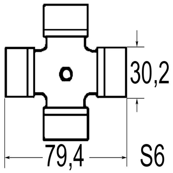 CROISILLON 30,2X79,4 SFT4120G 50H BYPY