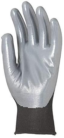 EPRO - Gants de protection pour travaux de précision - Taille 8 - Tricot polyester et enduction nitrile - 1NIBB08_0