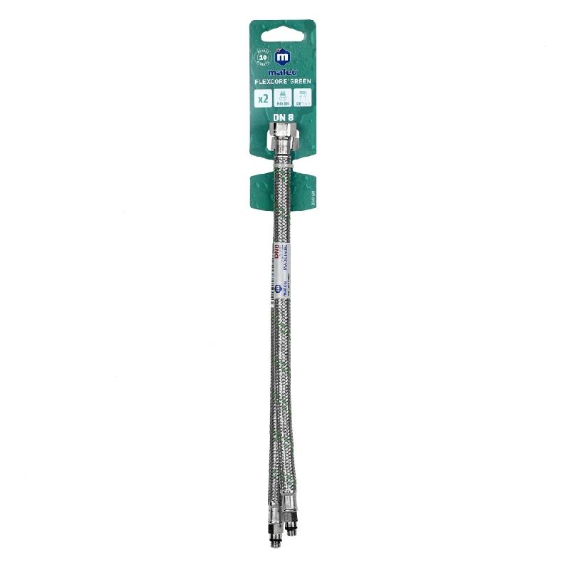 Flexible de raccordement 30 cm - Mâle / Femelle - M8x1 - Polyéthylène - Inox - Garantie 10 ans_0